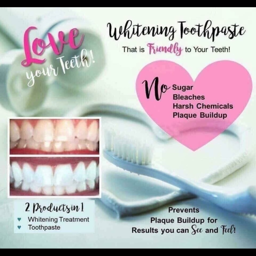 Whitening toothpaste